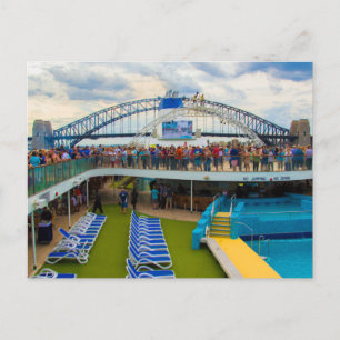 Postcard Cruise Ship in Sydney, Australia
