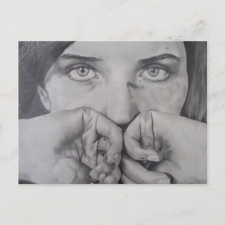 Postcard design - Moribund child