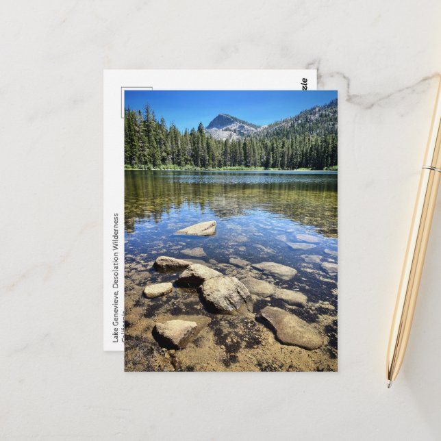 Postcard - Desolation Wilderness, California (Front/Back In Situ)