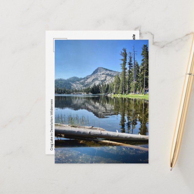Postcard - Desolation Wilderness, California (Front/Back In Situ)