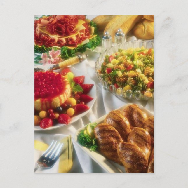 POSTCARD DINNER PARTY TIME (Front)