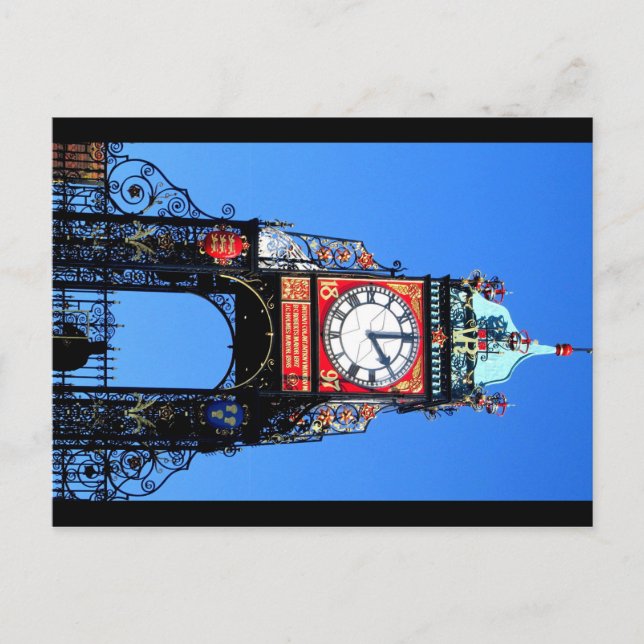 POSTCARD - EASTGATE CLOCK, CHESTER (Front)