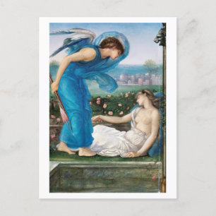 POSTCARD : ED. BURNE - JONES : CUPID + PSYCHE 