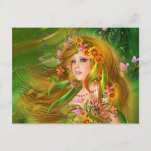 Postcard Fairy Summer
