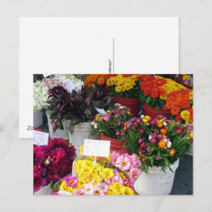Postcard – Flower Market