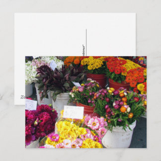 Postcard – Flower Market