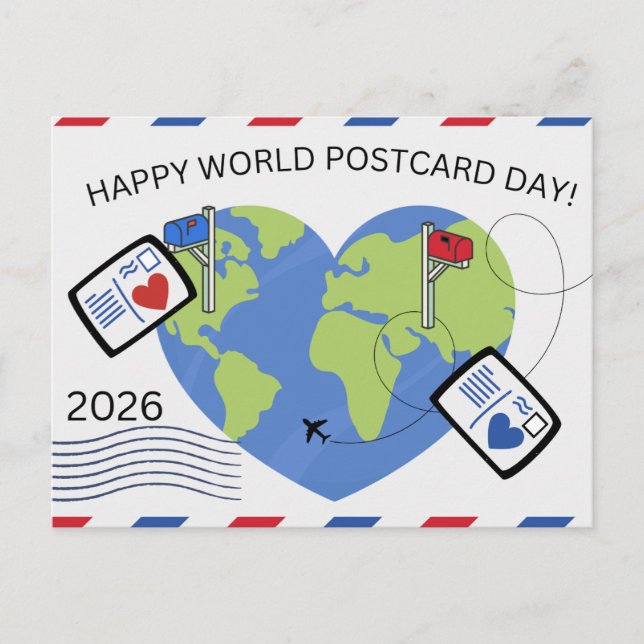 Postcard for World Postcard Day 2026 (Front)