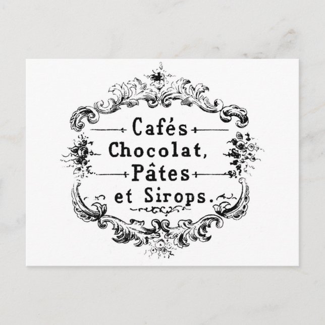 Postcard - French Cafe (Front)