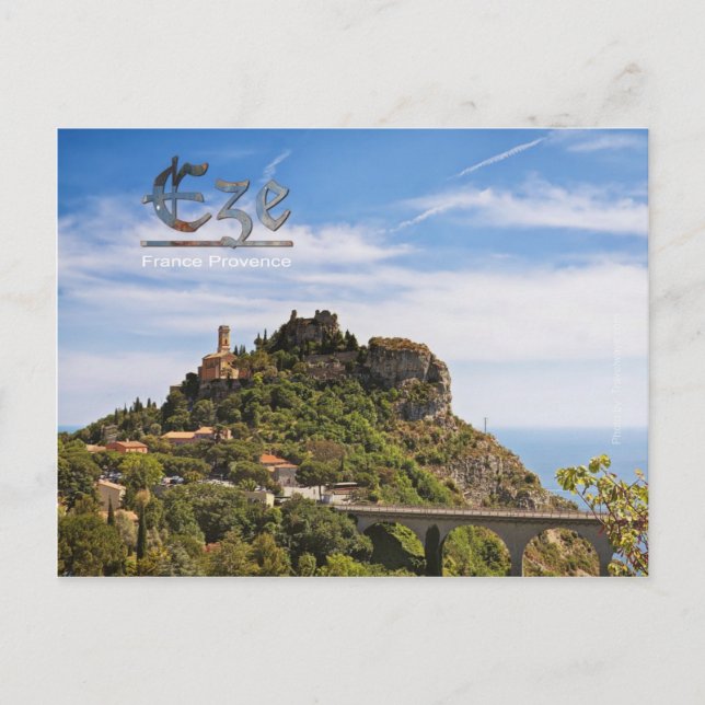 Postcard from Provence, Eze (Front)