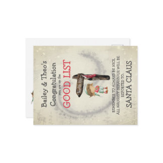 Postcard from Santa's Elf Good List