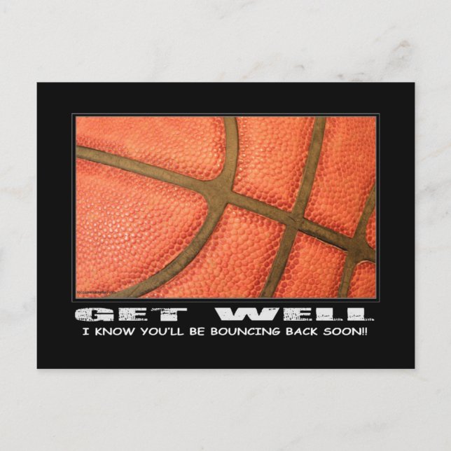 Postcard "Get Well-BounceBack" (Front)