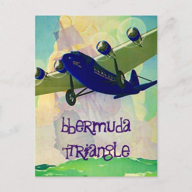 Postcard Ghosts Of The Mysterious Bermuda Triangle (Front)