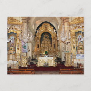 Postcard Goa, India, Calangute Church Altars
