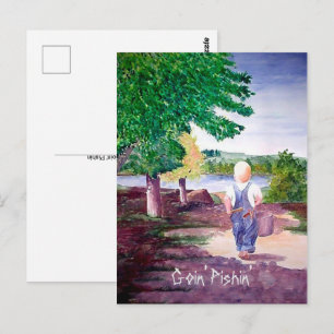 Postcard - Goin' Pishin'
