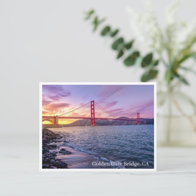 Postcard - Golden Gate Bridge, CA (Standing Front)