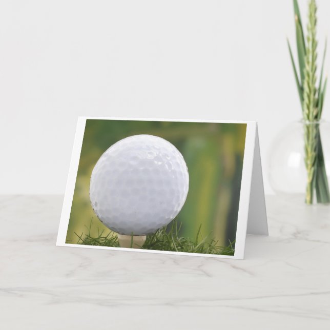 postcard golf ball (Front)