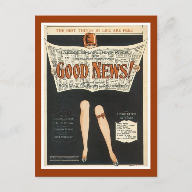 Postcard - Good News Best Things in Life (Front)