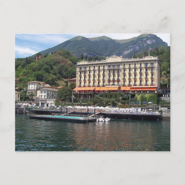 Postcard Grand Hotel in Tremezzo, Como, Italy (Front)