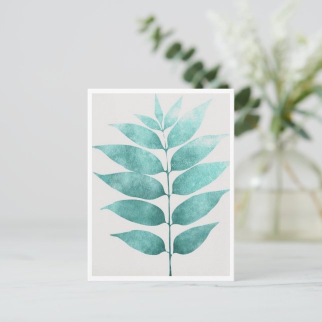 Postcard - Green Fern (Standing Front)