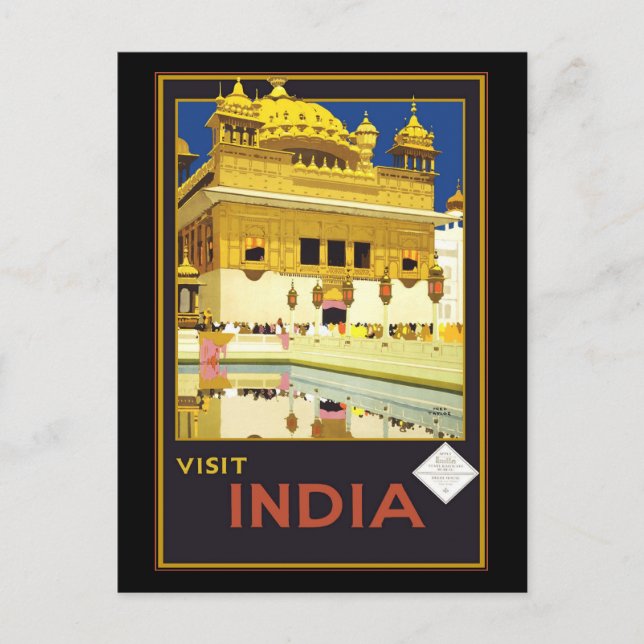 Postcard Greetings India (Front)