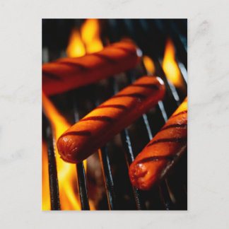 POSTCARD GRILLED HOTDOGS
