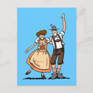 Postcard Happy BEER FESTIVAL Couple