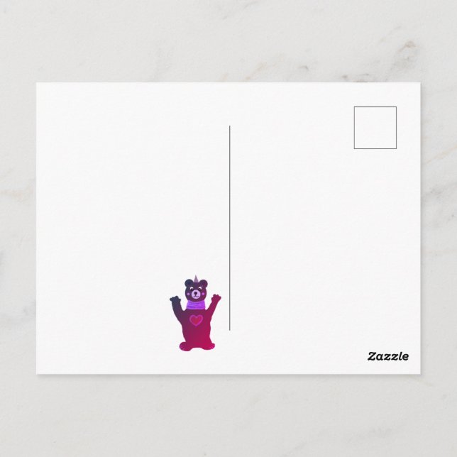 Postcard Happy Birthday (Back)