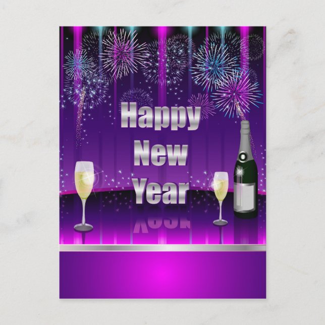 Postcard Happy New Year (Front)