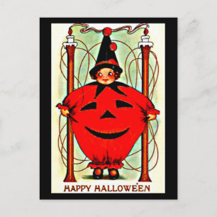 Postcard-Holiday Art-Vintage Halloween 22 Holiday Postcard