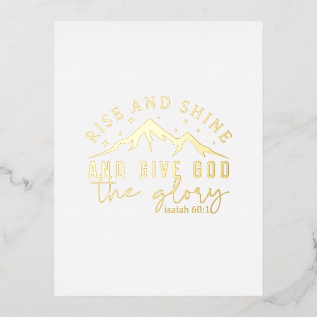 Postcard Holiday Christian Verses (Front)