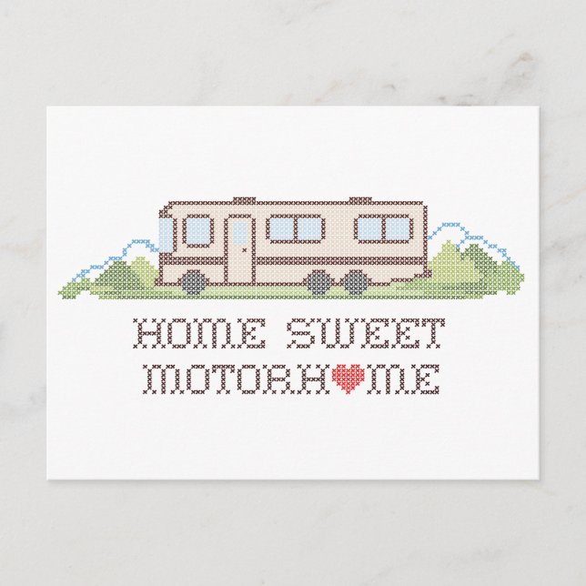 Postcard - Home Sweet Motor Home (Front)