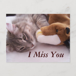 Postcard, I Miss You Postcard
