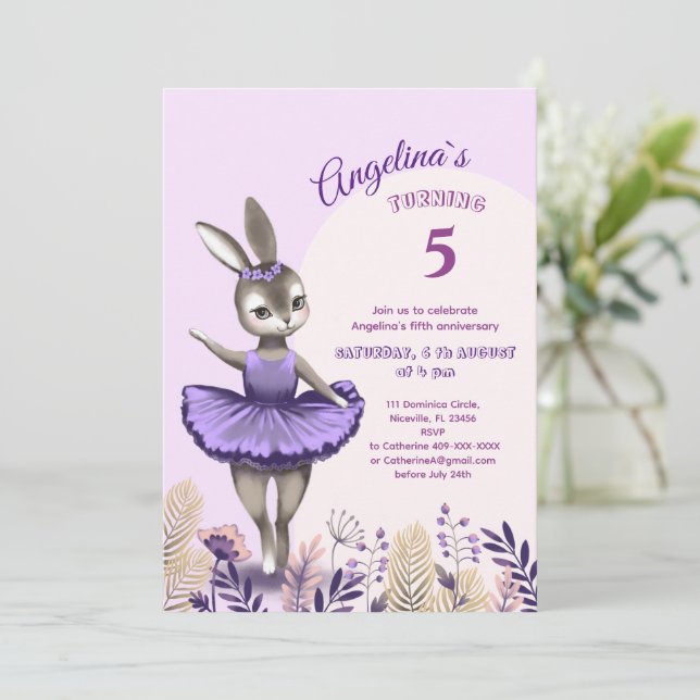 Postcard invitation for a baby shower, a (Standing Front)