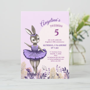 Postcard invitation for a baby shower, a