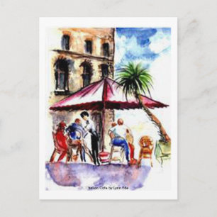 Postcard - Italian Cafe