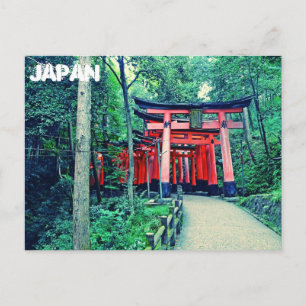 Postcard - Japan - Torii Gates in Kyoto