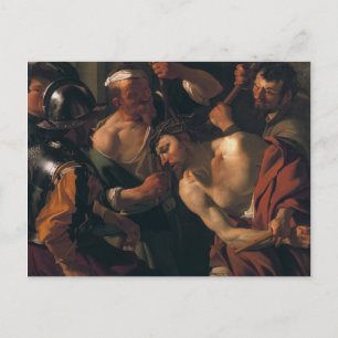 Postcard Jesus Christ w. the Crown of Thorns