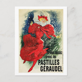 Postcard: Jules Chéret. - Pastilles Geraudel Postcard