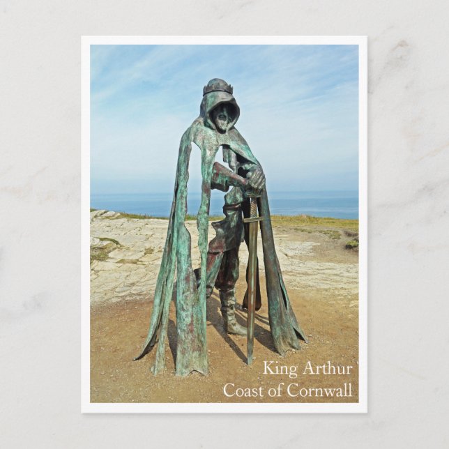 Postcard - King Arthur Beach UK Cornwall (Front)