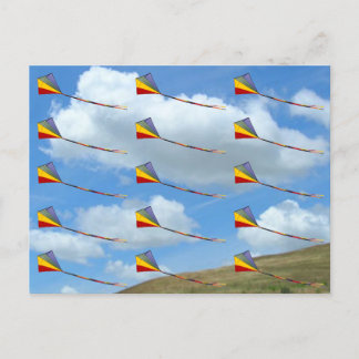 Postcard - Kites in Formation