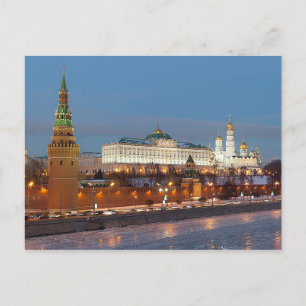 Postcard Kremlin, Moscow Russia