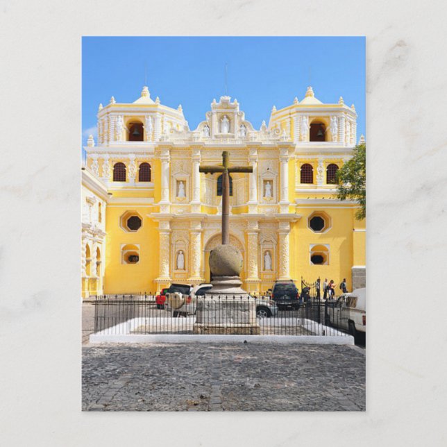 Postcard La Merced Church, Antigua, Guatemala (Front)