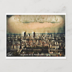 Postcard Les tours de la Part-Dieu - Lyon