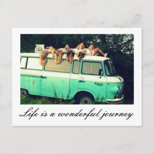 Postcard - Life is a wonderful journey