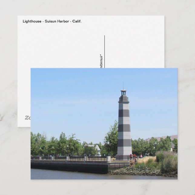 Postcard - Lighthouse - Suisun - California (Front/Back)