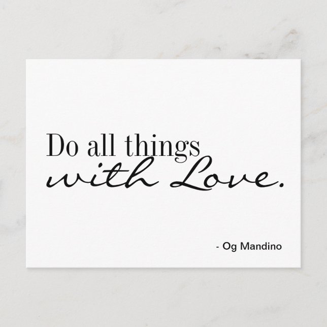 Postcard - Love (Front)