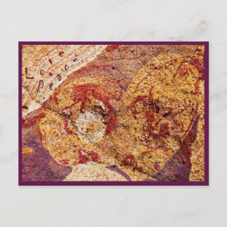 Postcard Love and Peace "Earth-Design"