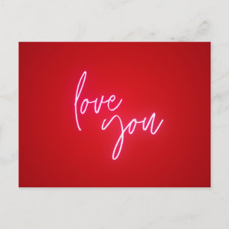 Postcard - "love you"