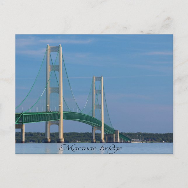Postcard/Mackinac Bridge Postcard (Front)