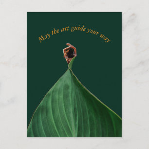 Postcard "May the art guide your way"